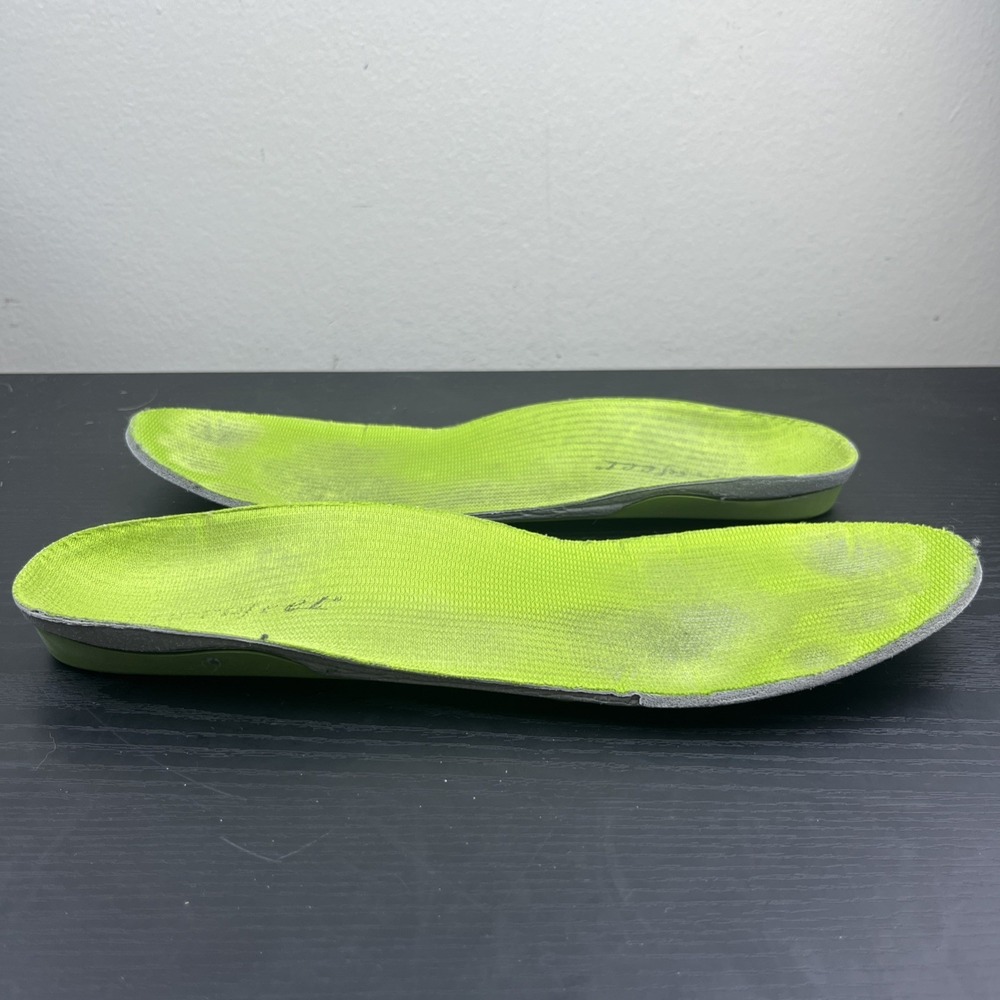 Superfeet Green Insoles Size D Large Arch Support Orthotic 10.5–12 W 9.5–11 M